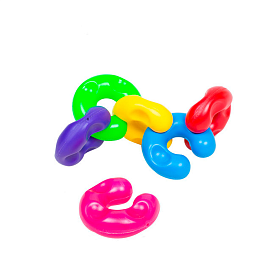 Кольоровий ланцюжок № 2 (14дет) 114/17 у пакеті Бамсік - 1 - smarttoys.com.ua