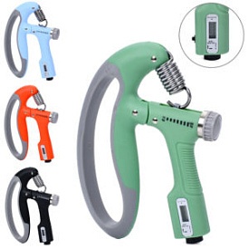 Еспандер MS 4218 кистьовий, регулювання навантаження10-100кг,електронний лічильник,4кольори.бат.пак. - 1 - smarttoys.com.ua