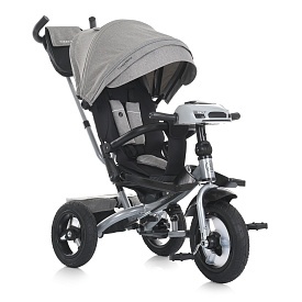 Велосипед MT 1007-8 3кол.гума(12/10),оберт.сид.,3-точ.рем.безп.,USB/ВТ,пульт,світло,сумка,світло-сір - 1 - smarttoys.com.ua