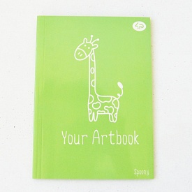 Блокнот TM Profiplan "Artbook "Spoony", giraffe, В6 - 1 - smarttoys.com.ua