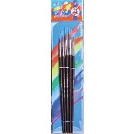 Набір пензликів 1Вересня ПОНІ, 5 шт. у наборі - 1 - smarttoys.com.ua