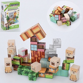 Конструктор RDF-1008 магнітний, ферма, куб 2см, 54дет, кор, 15-25-7см - 1 - smarttoys.com.ua