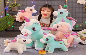 Єдиноріг м'яка іграшка 30см - 1 - smarttoys.com.ua