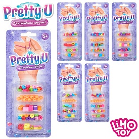 Бісер M 4981 UA намистини, підвіски, нитки, мікс видів, лист, 24,5-10-2,5 см. - 1 - smarttoys.com.ua