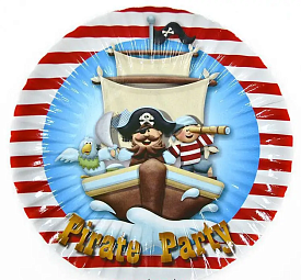 Тарілки "Пірати" (18,0 см)(10шт-уп) - 1 - smarttoys.com.ua