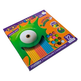 Пластилін 12 кольорів, 240 г - 1 - smarttoys.com.ua