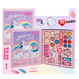 Косметика IG3270 палетка,тіні,рум'яна,набір для манік.лак,розділювач для пальців,пилка.дзер.кор. - 1 - smarttoys.com.ua