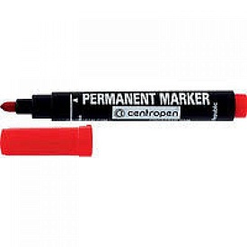 Маркер "Centropen" №8566 (толст. круглый ) красный - 1 - smarttoys.com.ua