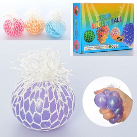 Іграшка MS 2557 антистрес, виноград, 12 шт. (мікс кольорів) в диспл., 25-19-6 см. - 1 - smarttoys.com.ua