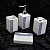 Набір для ванної "Mosaic blue" 4пр/наб 22*19*6.7см WW00761 - 1 - smarttoys.com.ua