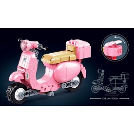 Конструктор SLUBAN M38-B1567 мотоцикл, 13,6см, 1:12, 151дет.,кор., 22-19-6см - 1 - smarttoys.com.ua