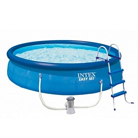 Басейн 26168 фільтр-насос, сходи, підстилка, тент, кор., 457-122 см.  - 1 - smarttoys.com.ua