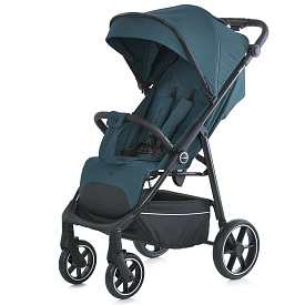 Візок дитячий ME 1113-2 FIJI Lagoon Blue прогулянковий, регул. ручка, москітна сітка,алюмін.,зелений - 1 - smarttoys.com.ua