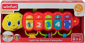 Гра 0215 NL  WinFun на ліжечко, брязкальце, гризунок, муз., світло, бат., кор. - 1 - smarttoys.com.ua