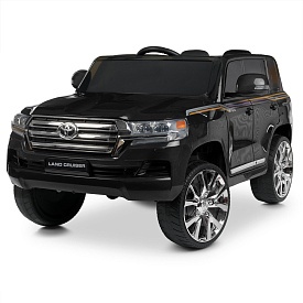 Джип JJ2022EBLR-2(24V) радіокер.2,4G, акум1*24V5AH, 2*25W/2*45W, муз, EVA,USB, MP3, TF, шкіра, чорн. - 1 - smarttoys.com.ua