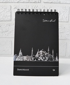 Блокнот TM Profiplan "Black sketch book" Istanbul, A5 - 1 - smarttoys.com.ua