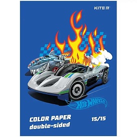 Папір кольор. двостор. (15арк/15кол), А4 HW - 1 - smarttoys.com.ua