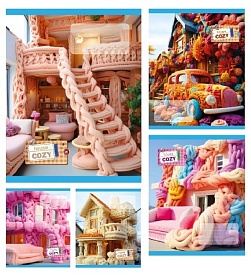 Зошит 24 арк.клітинка Тверда ТА51308 COZY, 20/320 - 1 - smarttoys.com.ua