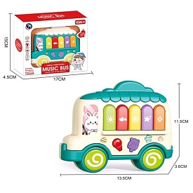 Гра BM2610 автобус, піаніно, 2 режими, муз., бат., кор., 17-15-4,5 см. - 1 - smarttoys.com.ua