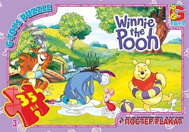 VP007 Пазли ТМ "G-Toys" із серії "Вінні-Пух", 35 елементів - 1 - smarttoys.com.ua