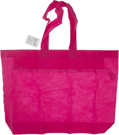 Сумка на блискавці рожевий (спанбонд) 38х53 см - 1 - smarttoys.com.ua