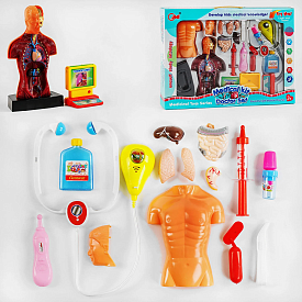 Набір лікаря 3305 В (18/2) "Анатомія людини", 20 елементів, мед. обладнання, в коробці - 1 - smarttoys.com.ua