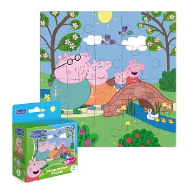 Пазл на 20 елементів Peppa Pig. Прогулянка в парку - 1 - smarttoys.com.ua