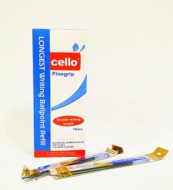 Стрижень масляний, синій, 0,5мм, дов -135мм, Finegrip Cello, Імп - 1 - smarttoys.com.ua