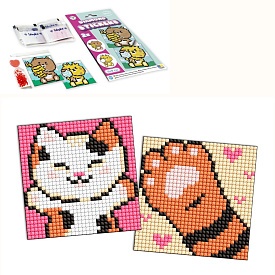 Набір з алмазною мозаїкою на самоклеючій основі для дітей "Пухнастик" 9x9см - 1 - smarttoys.com.ua