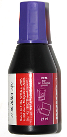 Фарба штемпельна, 27мл, фіолетова, К 71348, Kores - 1 - smarttoys.com.ua