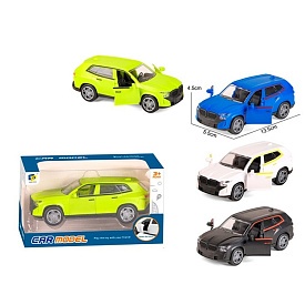 Джип DD2821B нерція, поліція, відчиняються двері, гумові колеса, 4 кольори, кор., 15-8,5-7 см. - 1 - smarttoys.com.ua