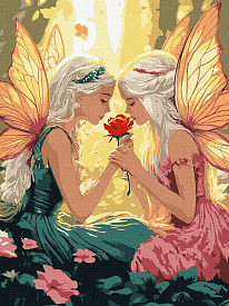 Набір для розпису по номерах "Феї серед квітів" 30х40см - 1 - smarttoys.com.ua