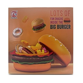 Продукти RX-509C (24шт) бургер 21см, фаст-фуд, морозиво, в кор-ці, 24-23-17см - 1 - smarttoys.com.ua