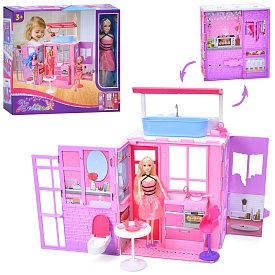 Будиночок 68339 кухня, ванна, меблі, лялька, аксесуари, кор., 40,5-37,5-14 см. - 1 - smarttoys.com.ua