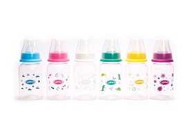 Li 144 Пляшечка вигнута з силіконовою соскою 125 мл - 2 - smarttoys.com.ua