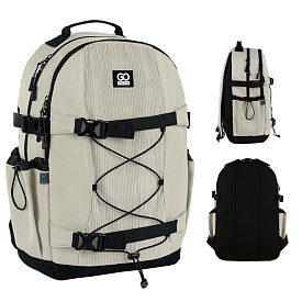 Рюкзак GoPack Education Teens 186 бежевий - 1 - smarttoys.com.ua