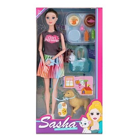 Лялька 51818 шарнірні руки, тварини, аксесуари, кор., 17-32-6 см. - 1 - smarttoys.com.ua