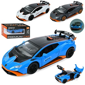 Машина AP-2027 АвтоСвіт,1:24,мет.,інерц.,відчин.двері,гум.колеса,3кольори,муз.,світло,бат.(таб.),кор - 1 - smarttoys.com.ua