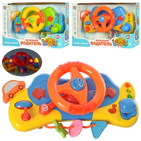 Автотренажер M 4094 R навч., 2кольори, муз.(рос.), світло, бат., кор., 32-20-8,5см. - 1 - smarttoys.com.ua