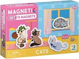 Набір магнітів Котики - 1 - smarttoys.com.ua