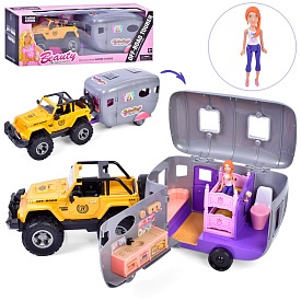 Лялька 89866 джип(гум.колеса,відчин.дв.),причеп/дом на колесах,меблі,муз.,світло,бат.,кор.,49-17-14с - 1 - smarttoys.com.ua