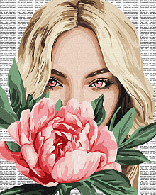 Набір для розпису по номерах "Барвиста поезія: Півонія" 40х50см - 1 - smarttoys.com.ua