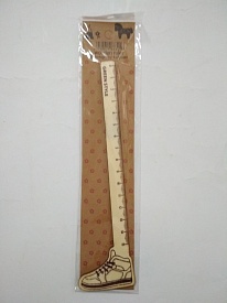 Лінійка дерев'яна КЕД, 15 см - 1 - smarttoys.com.ua