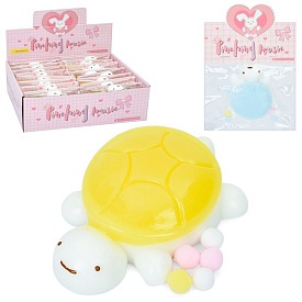 Іграшка MS 4559 антистрес, черепаха, мішура, 2 кольори, кул., 16 шт. в диспл., 27,18-9 см. - 1 - smarttoys.com.ua