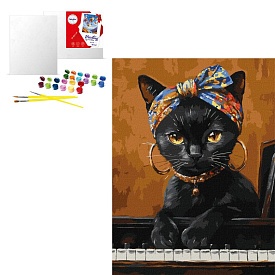 Набір для розпису по номерах "Незвична киця" 30х40см - 1 - smarttoys.com.ua