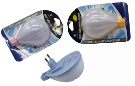 Нічник №QL-310 Повітряна куля пл. LED 1шт на листі 40шт в пач. на розет. 220В (240)  - 1 - smarttoys.com.ua