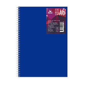 Блокнот з полімерною обкладинкою А6,бок. пруж. 80арк. - 1 - smarttoys.com.ua