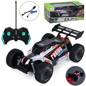 Машина 940-18A радіокер. акум, 1:20,пара/дим,корпус не б'ється, гум. колеса,USВ,світло,кор.,25,5-11 - 1 - smarttoys.com.ua