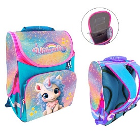 Ранець-короб ортопедичний, Єдиноріг 34*26*15см, Space, Д - 1 - smarttoys.com.ua