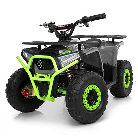 Квадроцикл HB-FFA1000-11-5 (MP3) мот1000W,4акум.12V/12AH,муз,світло,BT,до26.5км/г,до65км.,сіро-зелен - 1 - smarttoys.com.ua